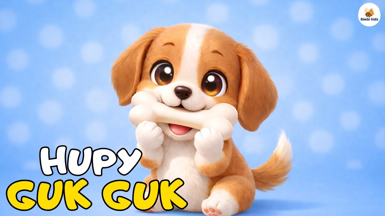 Anjing Kecil Hupy - Hupy Guk Guk - Lagu Anak Anak - Lagu Anak Balita & Paling Populer
