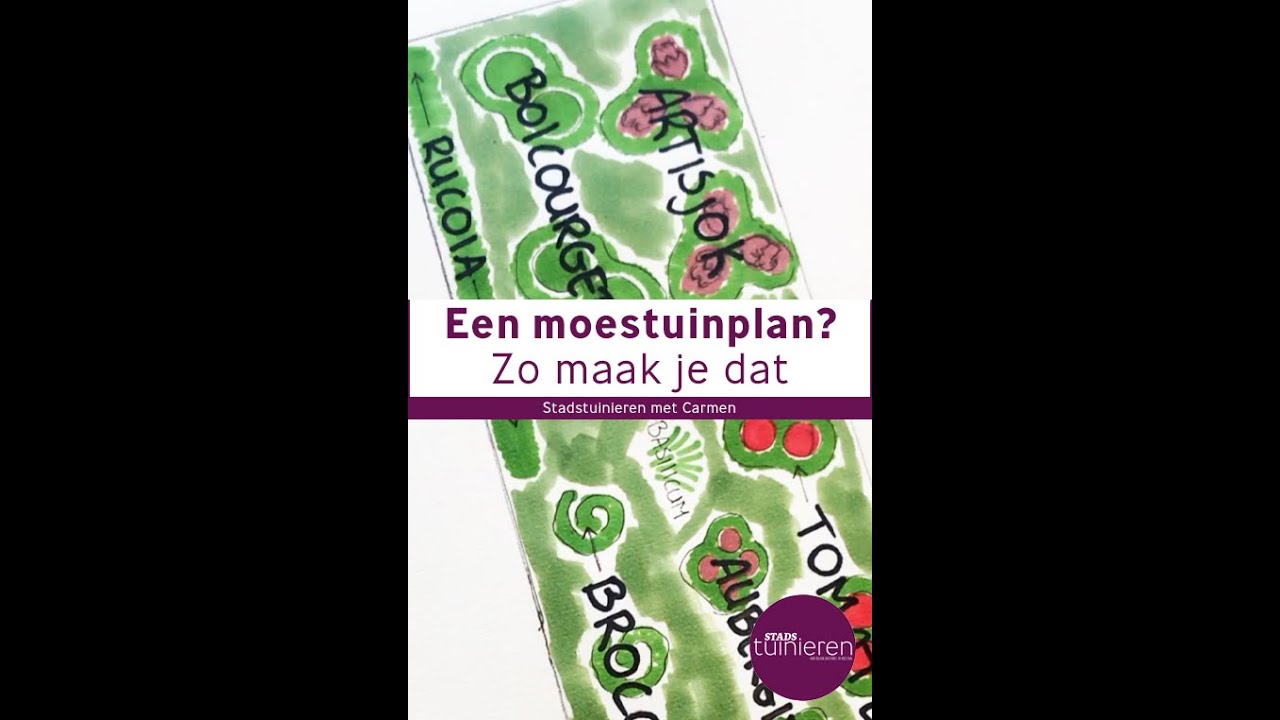 Stadstuinieren - Italiaans moestuinplan #moestuin