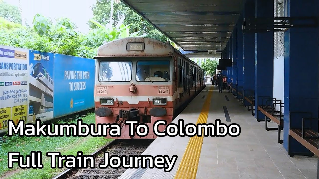 Makubura To Colombo Full Train Journey With A Kelaniwalley Express Train