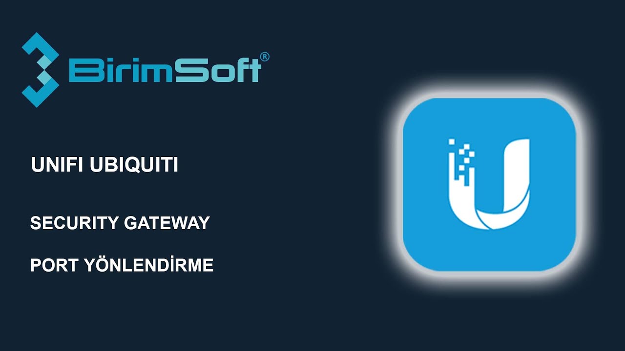 Unifi Security Gateway Port Yonlendirme nasıl yapılır