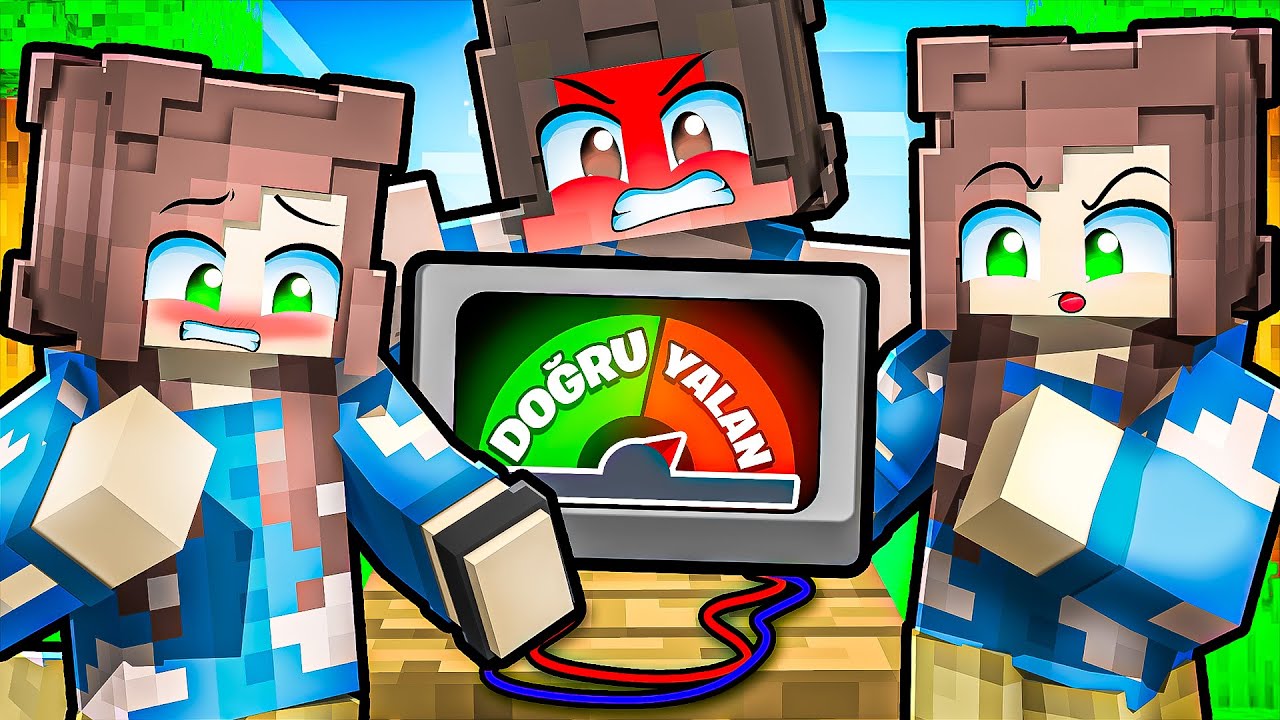 2 SEVGİLİM VS YALAN MAKİNESİ 🚨 (Hangisi Bana İhanet Etti?) - Minecraft