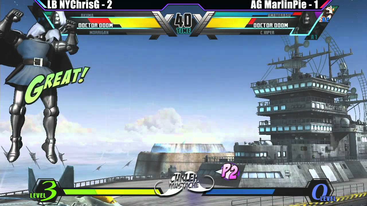 UMVC3 Grand Final LB NYChrisG vs AG MarlinPie Curleh Mustache 2 Tournament
