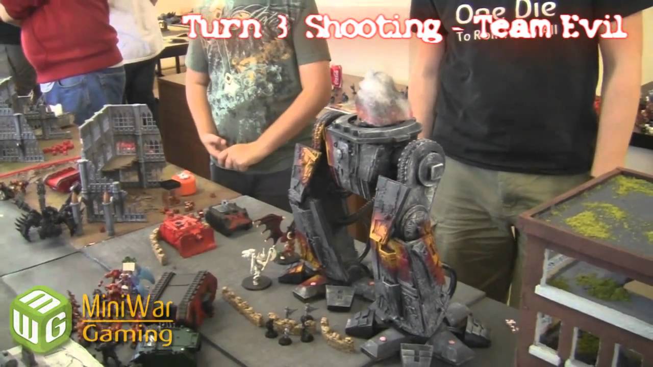 80,000 Point Apocalypse Battle Report - Turn 3 Team Evil
