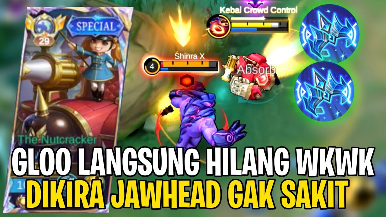 Gloo Gak Usah Diban🔥ini Build Jawhead Explane Lawan Gloo - Top Global Jawhead - Mlbb