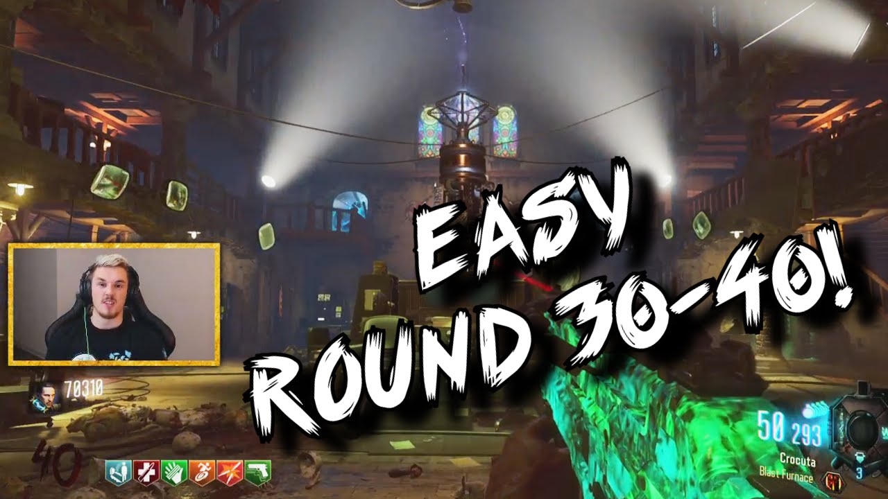 Easy Round 30-40 'Der Eisendrache' Tutorial! (Black Ops 3 Zombies)