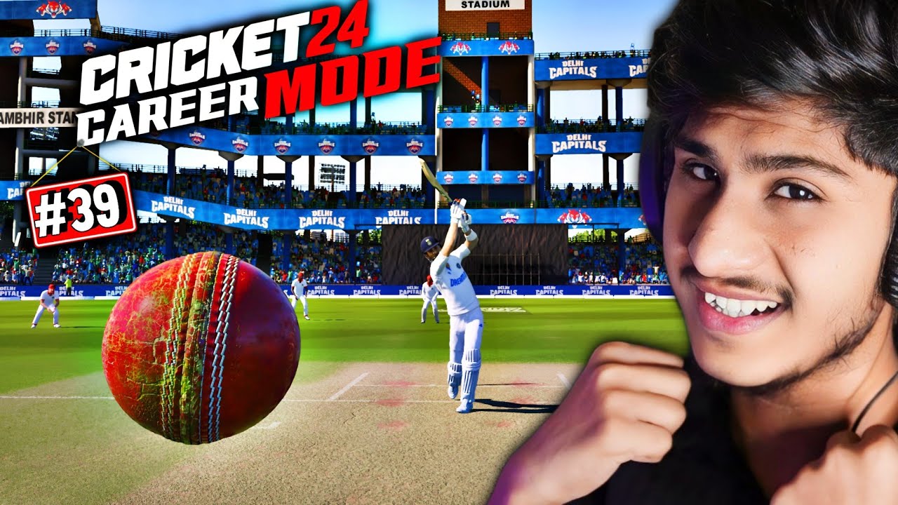 TEST DEBUT FOR INDIA | CRICKET 24 CAREER MODE GAMEPLAY #39