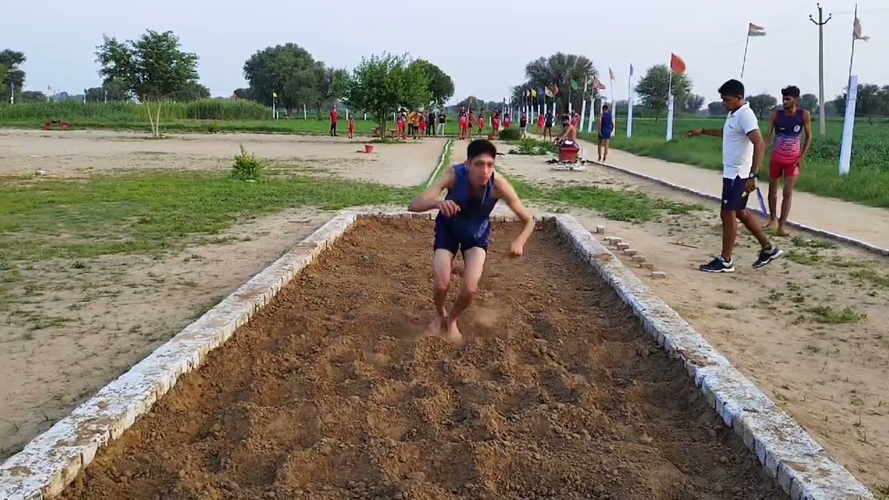 LONG JUMP PRACTICE SHREE SHYAM DEFENCE ACADEMY SEKA NARNAUL HARYANA