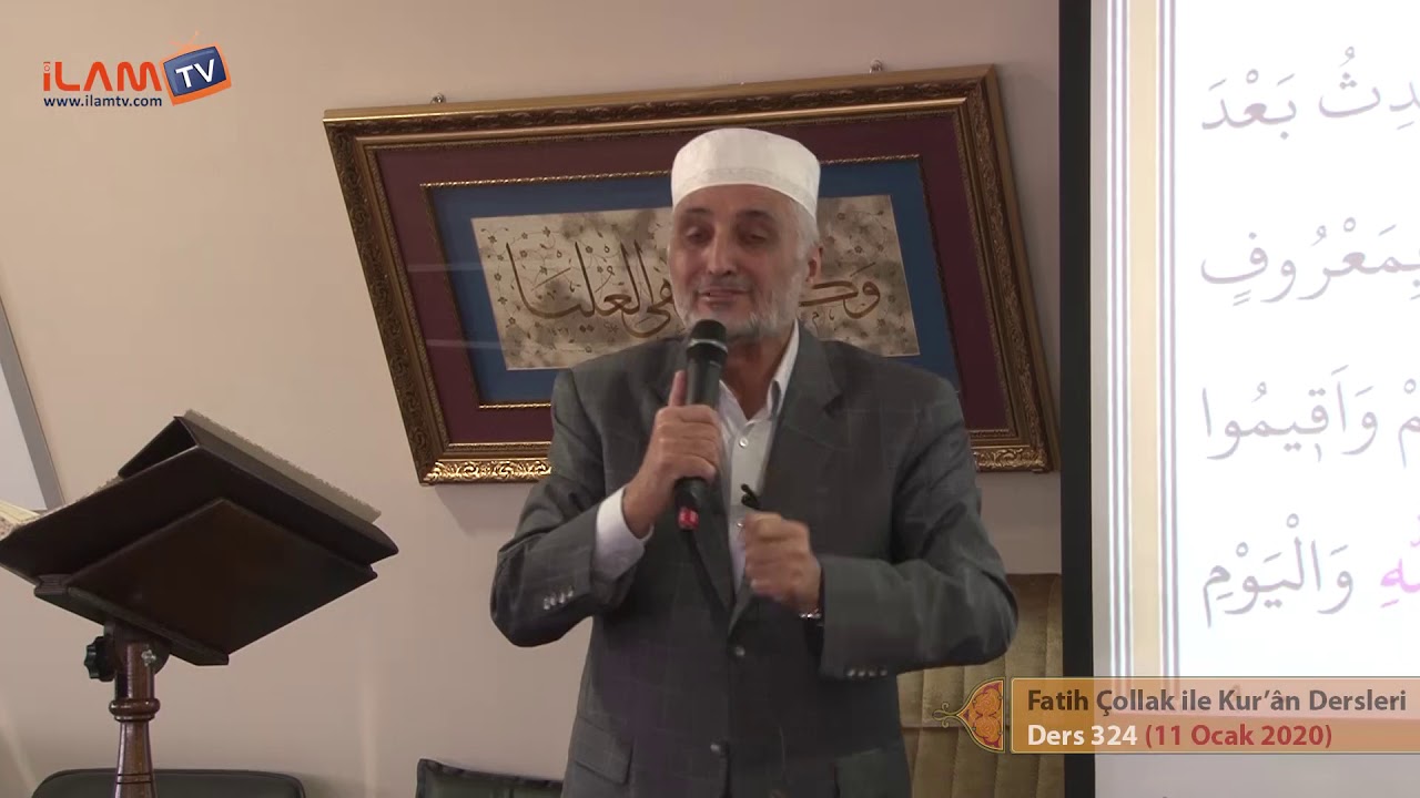 Kuran Dersi 324 - Fatih Çollak ile Kur’ân-ı Kerim Dersleri  (Talâk 1-12)