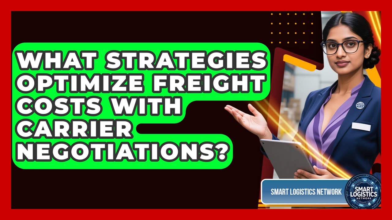 What Strategies Optimize Freight Costs With Carrier Negotiations? - Smart Logistics Network