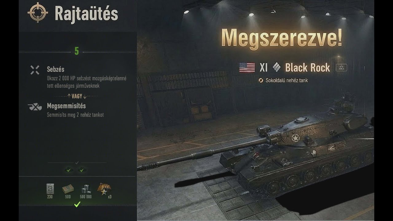 Black Rock Kampány: Rajtaütés-5 ~WORLD OF TANKS~