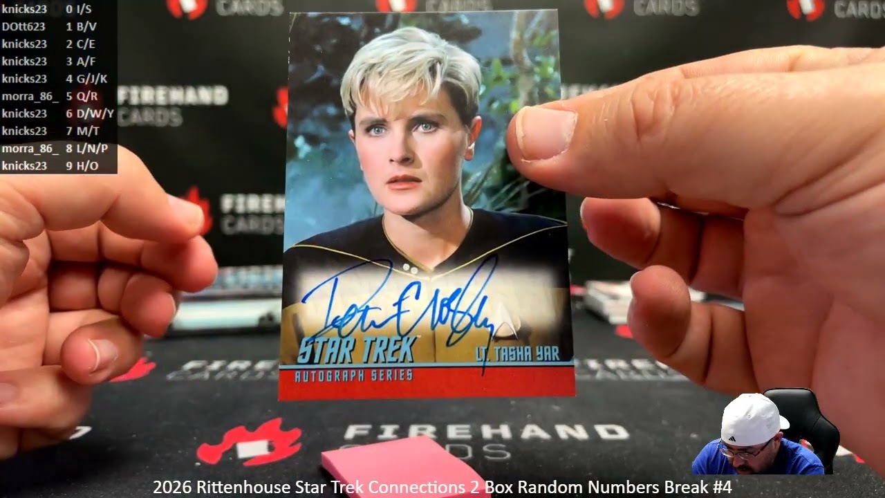 2/22/2026 2026 Rittenhouse Star Trek Connections 2 Box Random Numbers Break #4