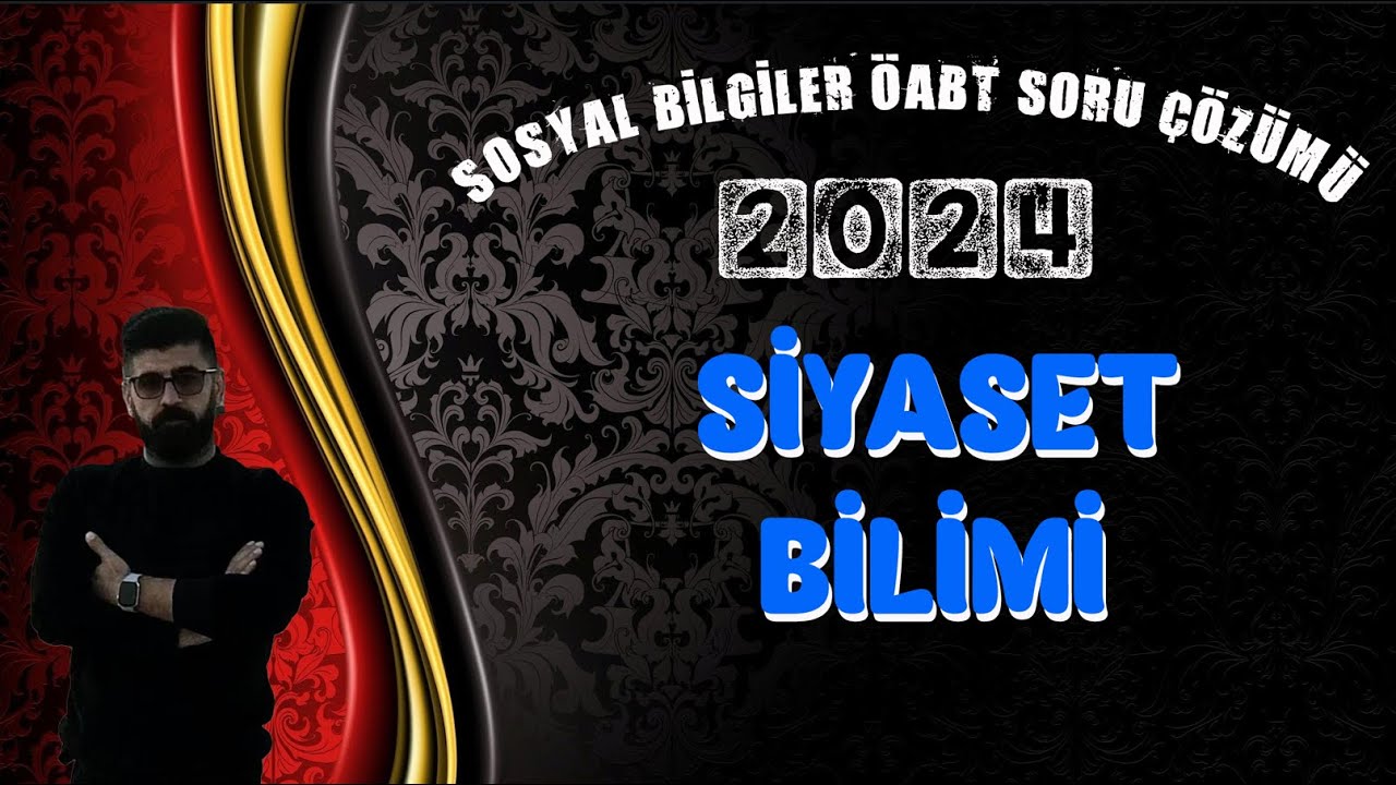 Siyaset Bilimi | ÖABT Sosyal Bilgiler Soru Çözümü | 1. Bölüm #öabtsosyalbilgiler #öabtsosyal