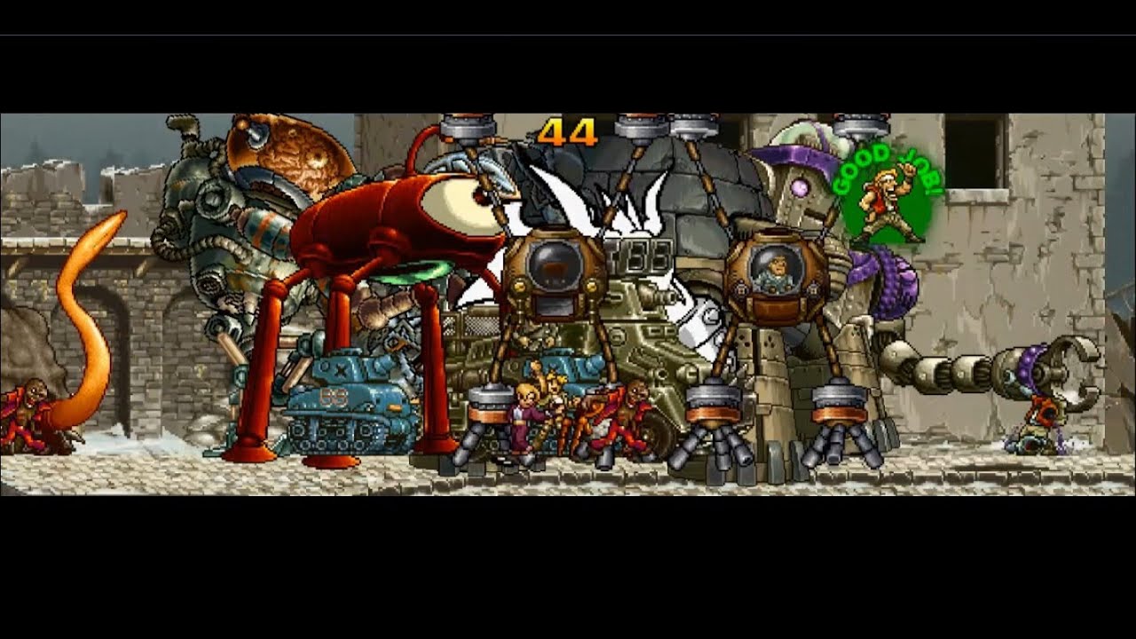 [HD]Metal slug defense. WIFI!  TANKER  Deck [2 VS 2]!!! (1.34.2 ver)