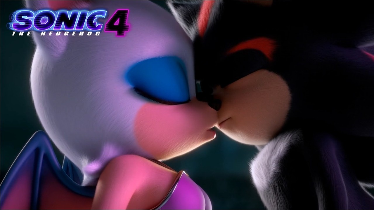 ROUGE THE BAT BESA A SHADOW Y Le Roba Las ESMERALDAS Caos al Inicio de SONIC 4 LA PELICULA - Teoría