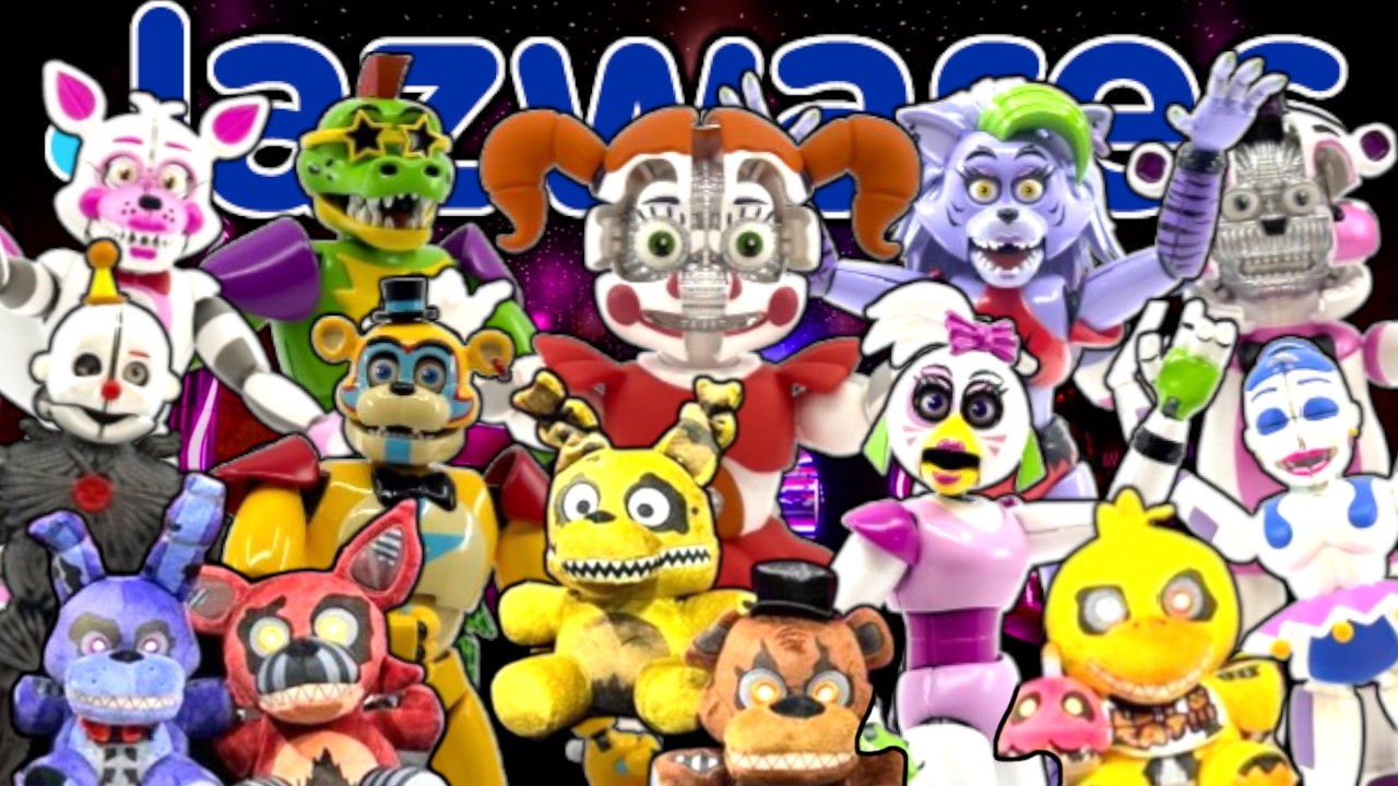 NEW FNAF JAZWARES REVEALED! (Endo Series, Action Figures, Plushies, & MORE)