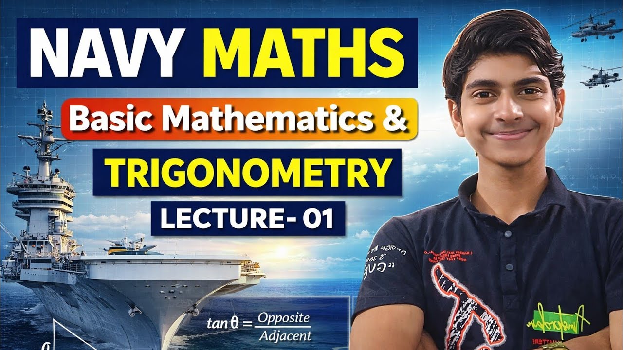 Navy Maths .. Trigonometry Lecture - 01 