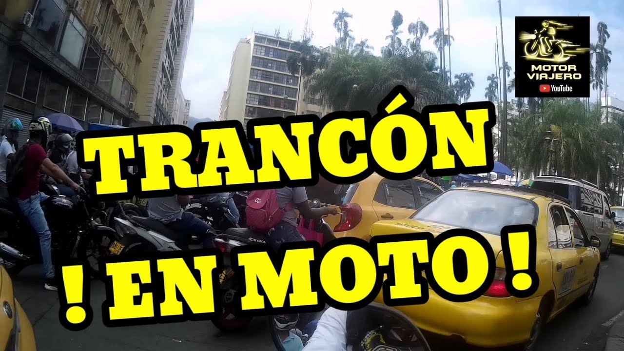 CÓMO CONDUCIR MOTO en un TRANCÓN.... # trancones #congestionvial