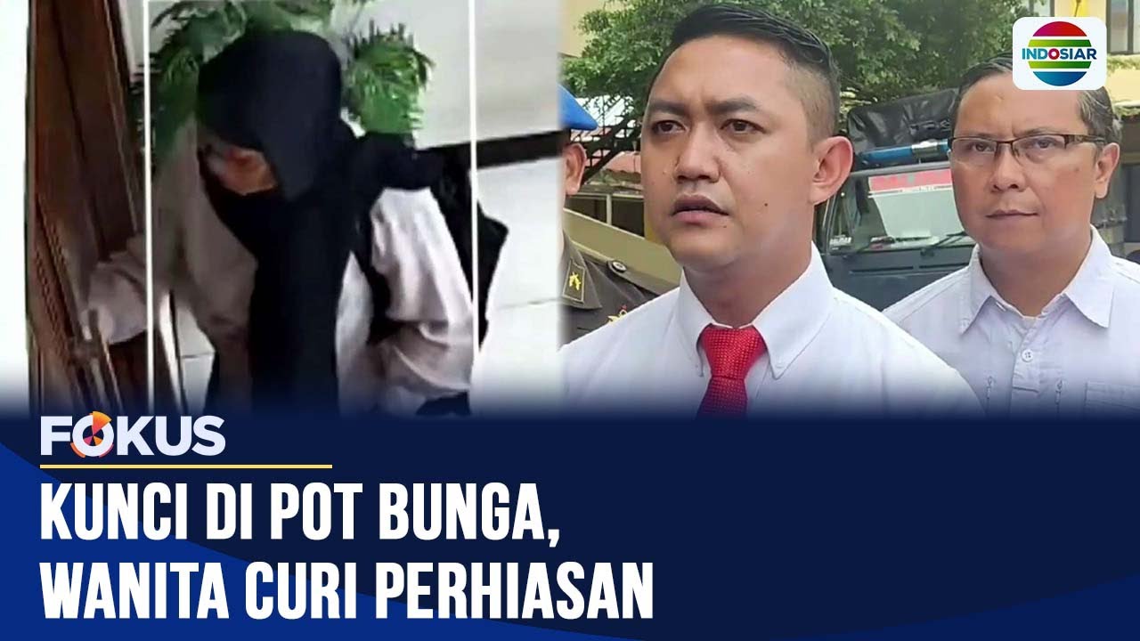 Wanita di Bogor Curi Emas dan Uang Tunai Pakai Kunci yang Disimpan di Pot Bunga | Fokus