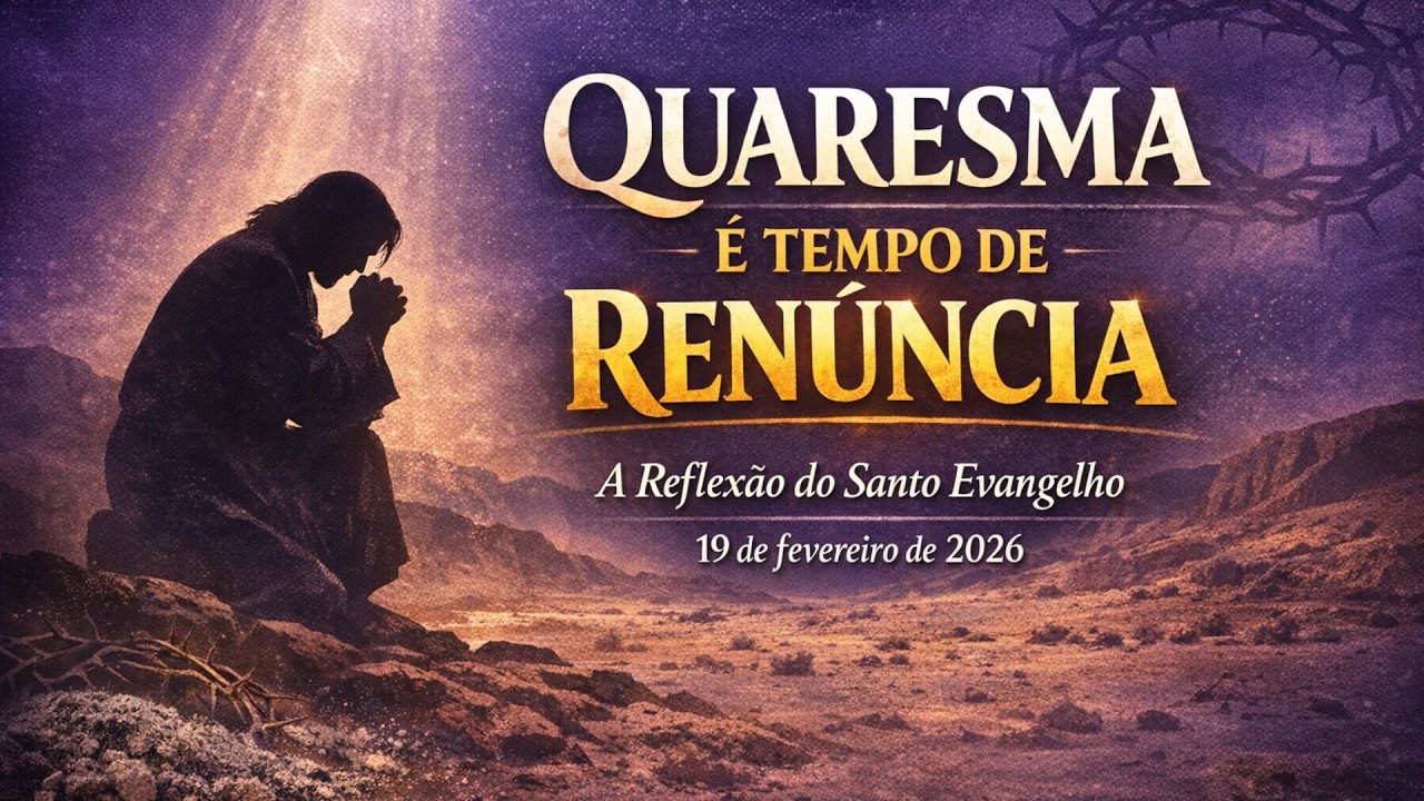 É ASSIM QUE DEVEMOS SEGUIR JESUS | A REFLEXÃO DA LITURGIA DIÁRIA !