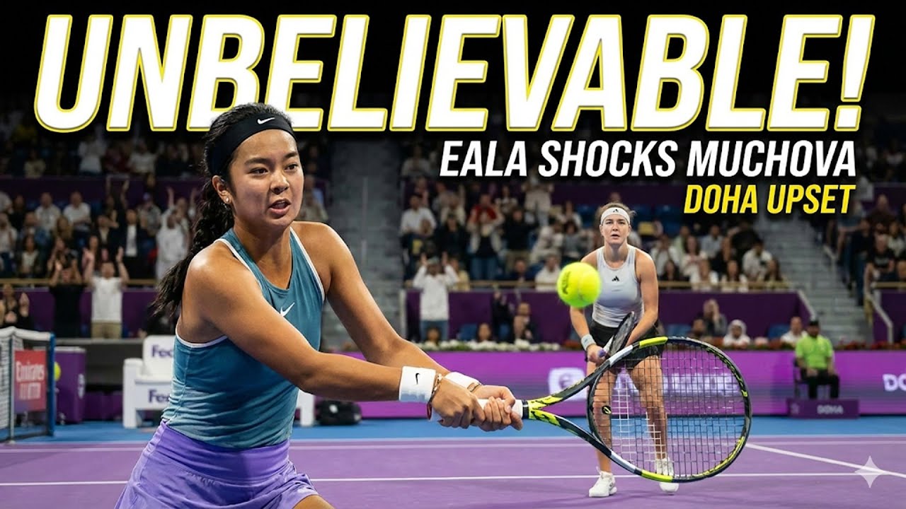 QUEEN OF COURT Alexandra Eala Shocks Qatar in Epic Grand Slam Final vs  Karolina Muchova!