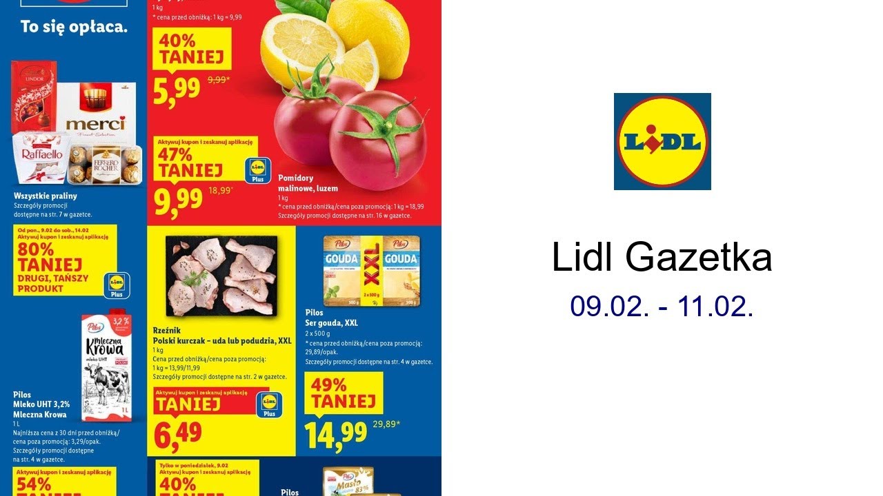 Lidl Gazetka 09.02. - 11.02.