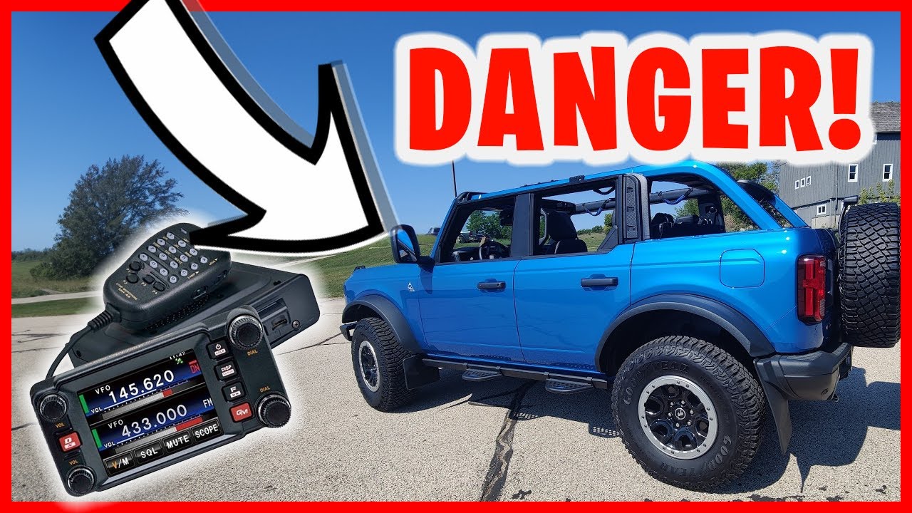 My Ham Radio Install in a 2021 Ford Bronco 6G #hamradio #bronco