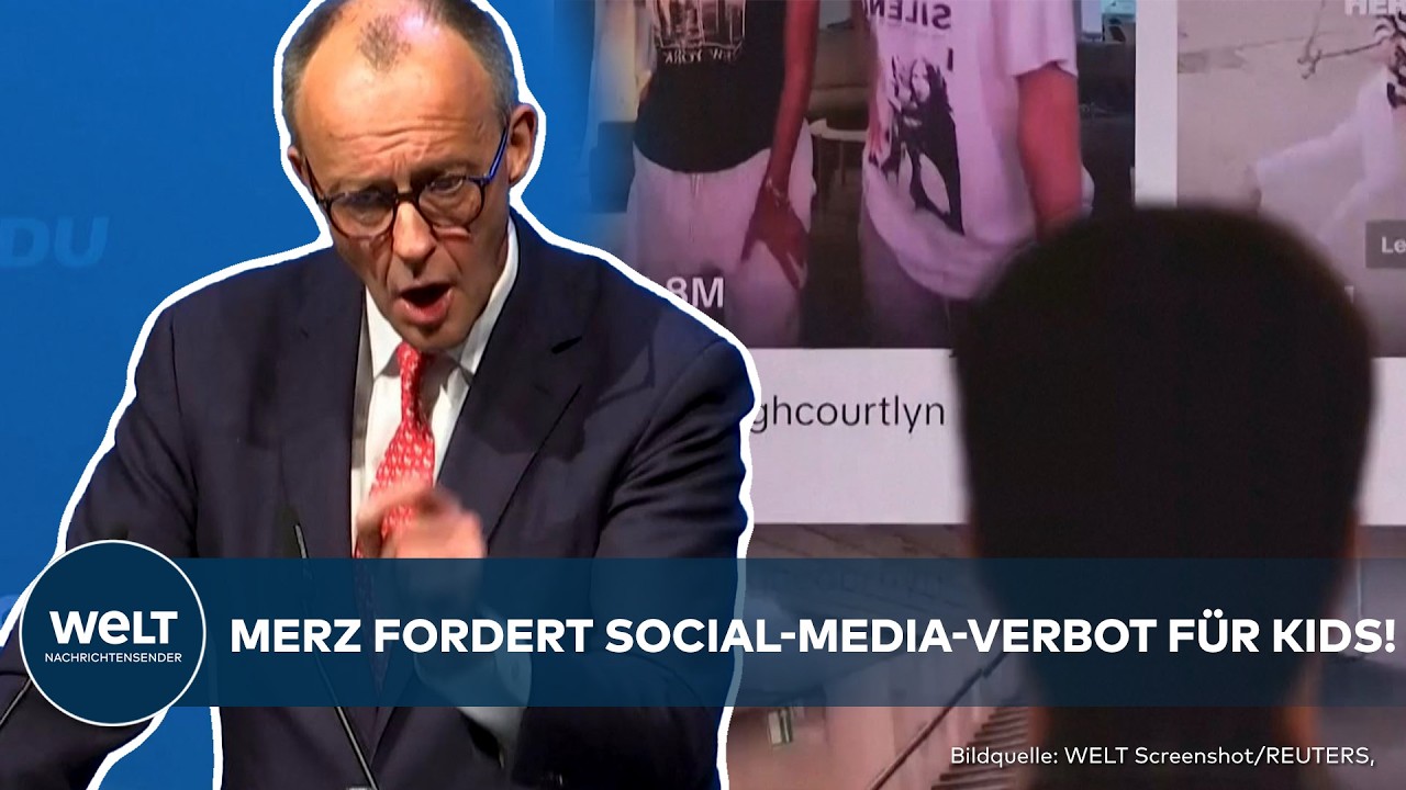 FRIEDRICH MERZ: Bundeskanzler fordert Social-Media-Verbot für Kinder! 
