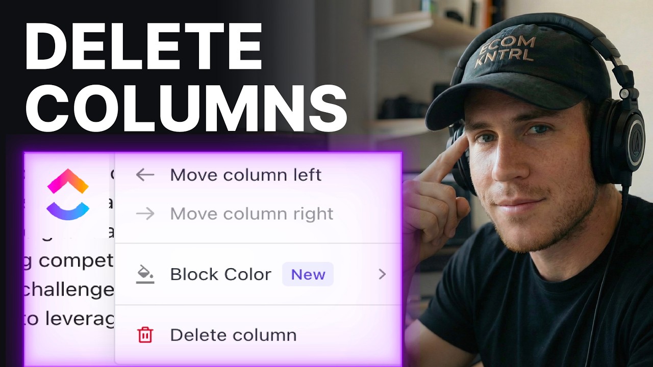 How To Delete Columns In ClickUp (2026) | Board View