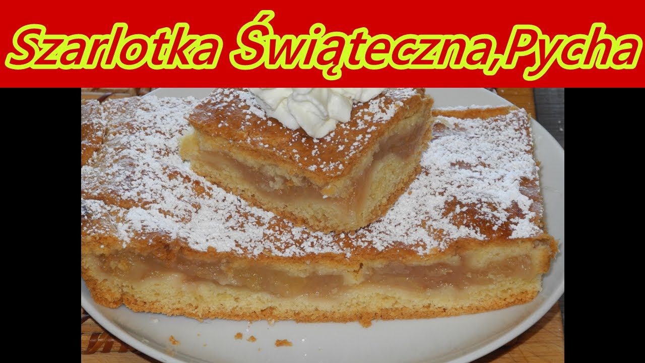 JABŁECZNIK NA KRUCHYM CIEŚCIE SPODZIE PRZEPIS #szarlotka SUPER SMACZNY NA BLACHĘ YOUTUBE Nr.371🧡😋