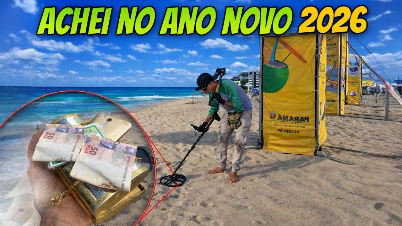 Oque achei no FIM DE ANO na Praia ,Explorei TUDO no litoral e Fiz a limpa ‼️