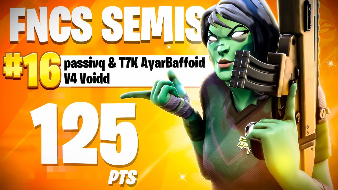Best Trio in FNCS... 🏆 (16th in Semis) w/ AyarBaffo & Passivq