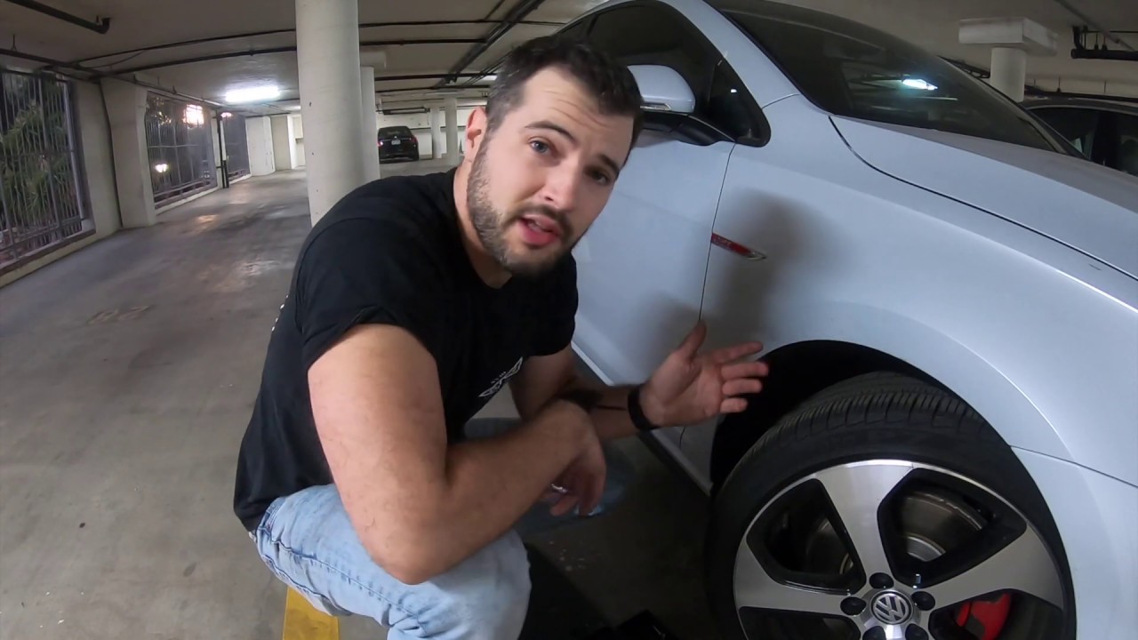 Rokblokz mudflap install on a 2018 mk7.5 GTI