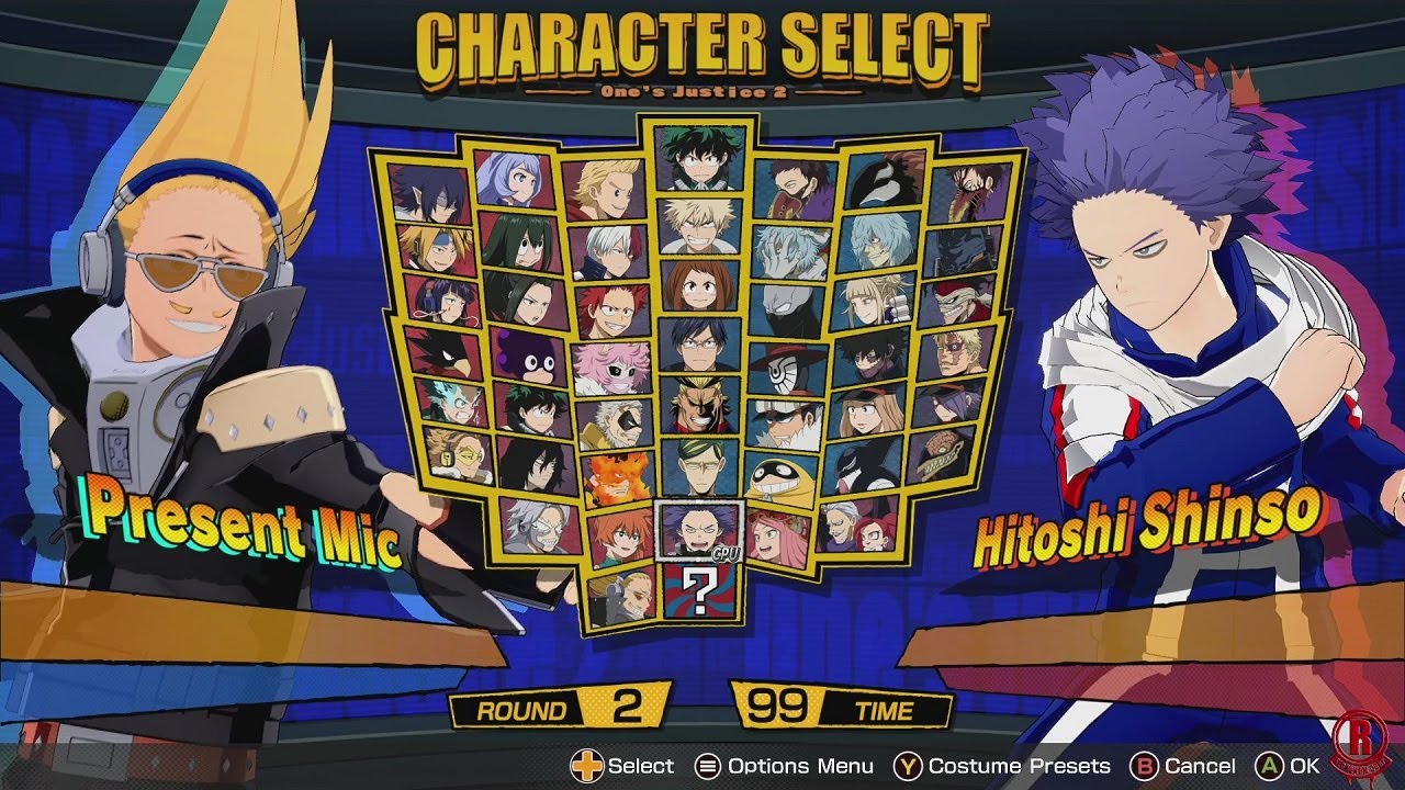 My Hero One's Justice 2 - All Characters + DLC (Present Mic) *Updated*