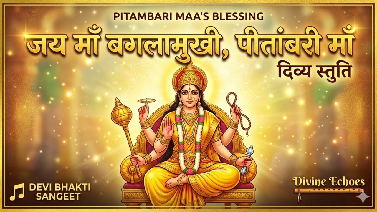 Maa Baglamukhi Bhajan | जय माँ बगलामुखी पीताम्बरी | Baglamukhi Mata Powerful Bhakti Song
