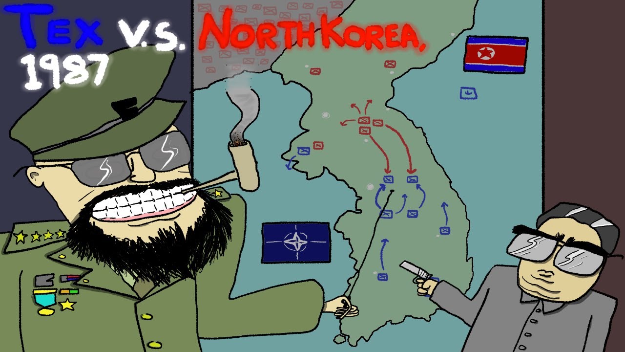 TEX vs. NORTH KOREA (1987) - WARGAME RED DRAGON Part VIII