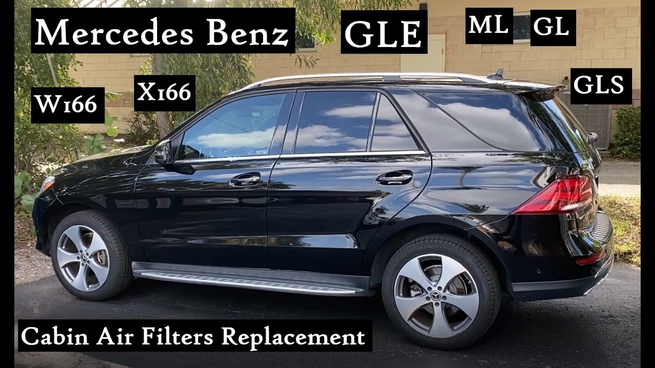 How to replace the cabin air filters in your Mercedes GLE 2016-2018, ML 12-15, GL 13-16, GLS 17-18