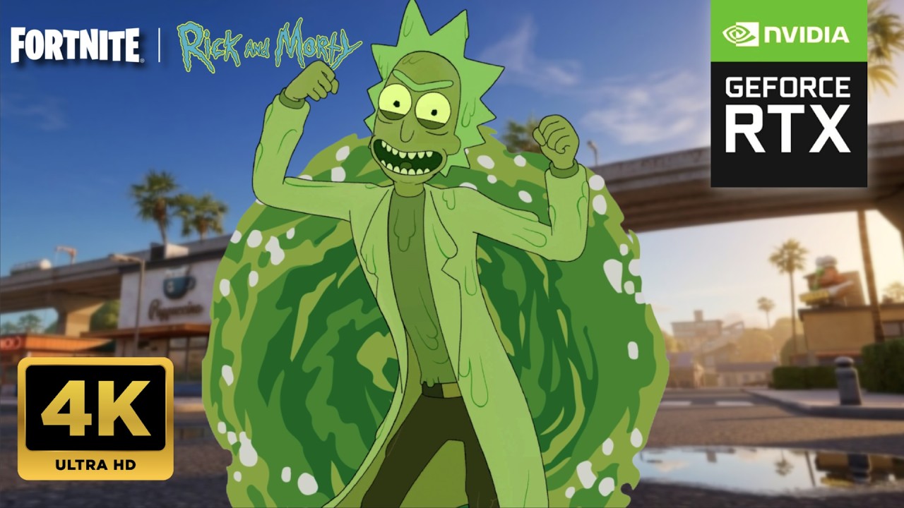 Toxic Rick Ultrawide Gameplay | FORTNITE x RICK & MORTY