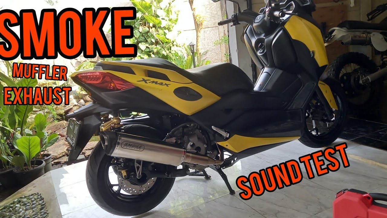 XMAX SOUND - YAMAHA XMAX 250 sound test : SMOKE MUFLER FULL SYSTEM
