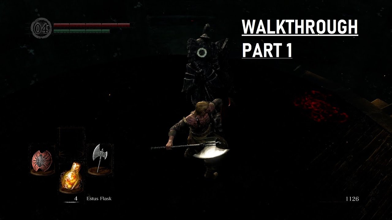 Dark Souls Remastered Walkthrough PART 1: Undead Asylum and Undead Burg (Taurus Demon Fight)