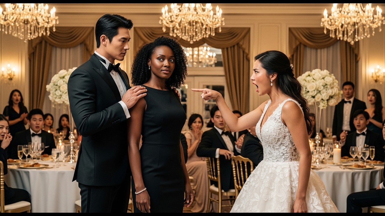Korean millionaire brings Black single mom waitress to ex’s wedding—what she said stunned all