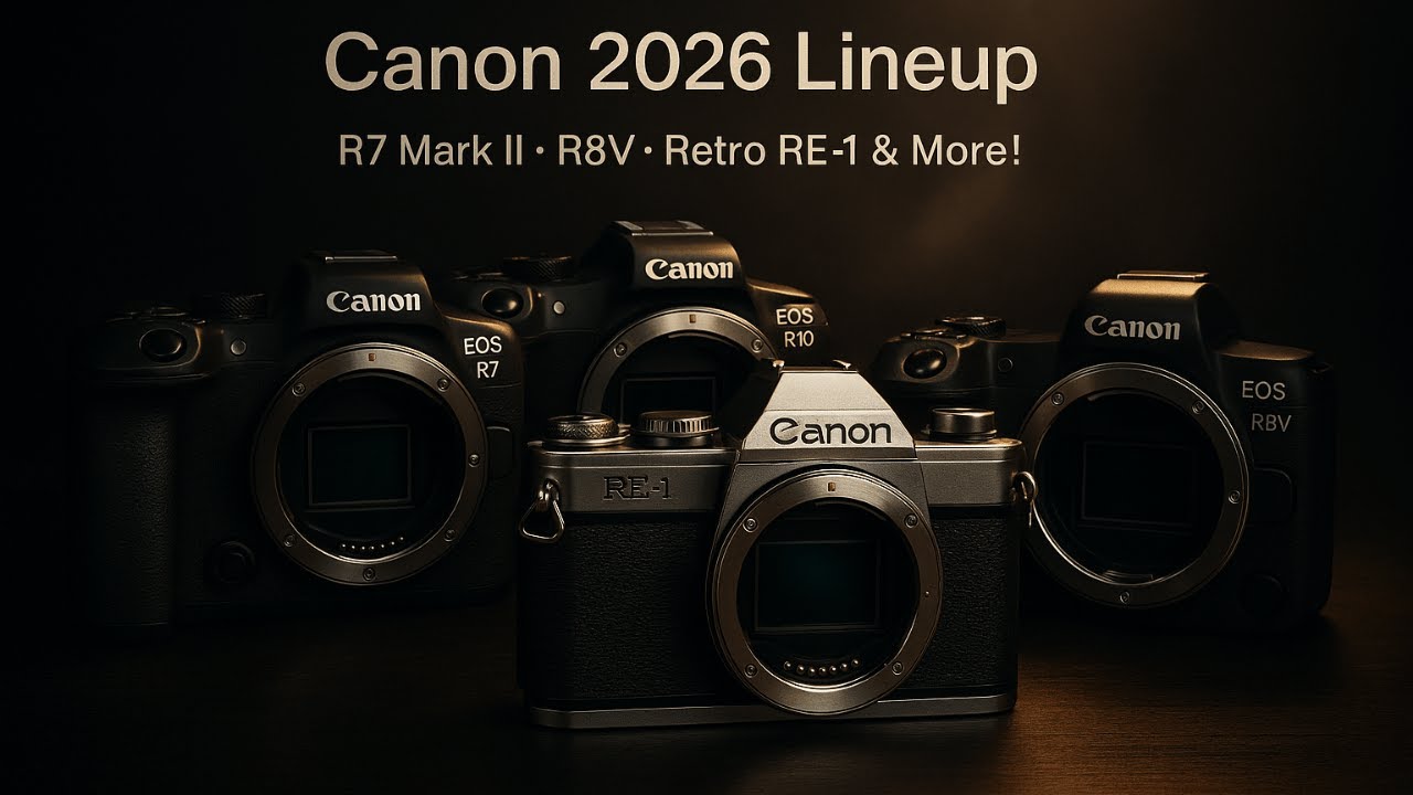 Топ-4 моделей фотоаппаратов Canon, которые появятся в 2026 году!