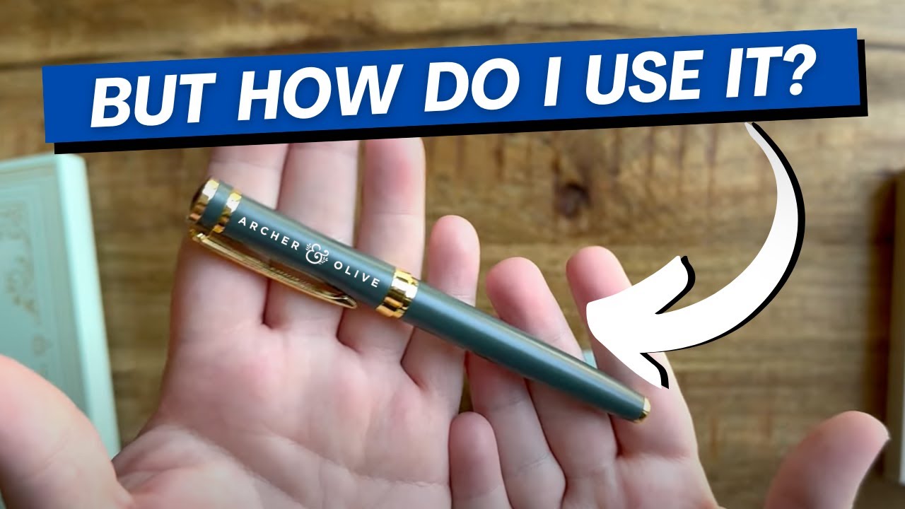 How To Use The NEW Archer and Olive Fountain Pen