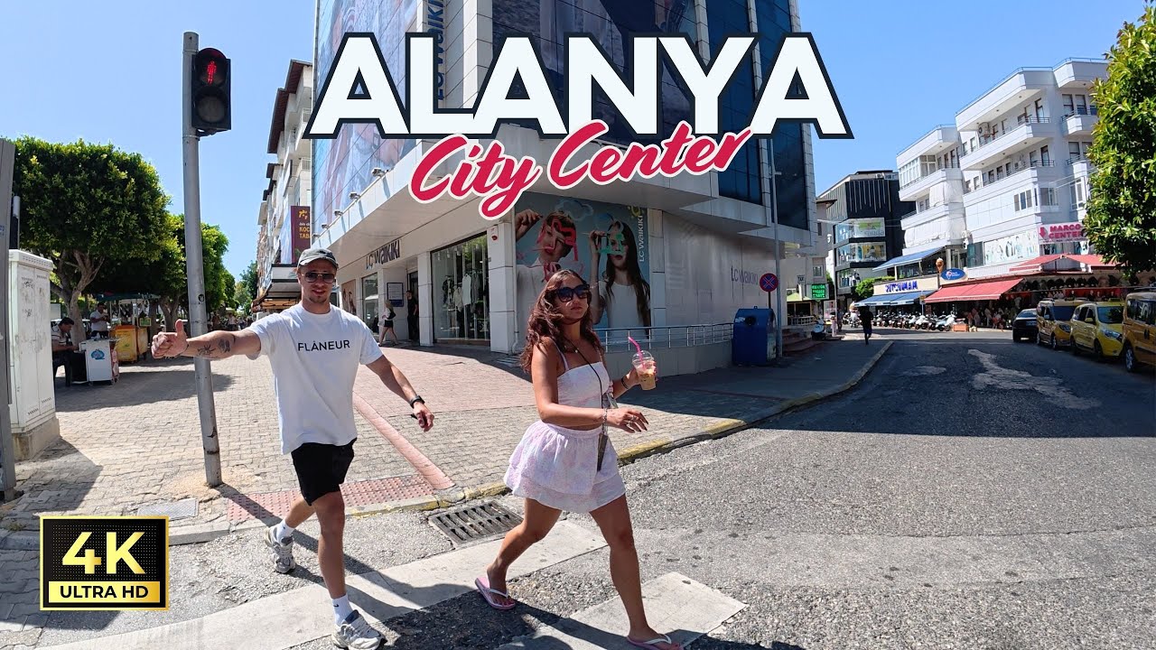 Alanya City Center Walking Tour | Antalya Turkey | June 30, 2025 [4K HD/60 fps]
