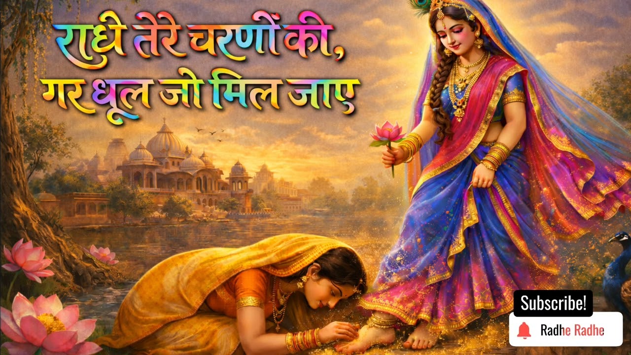 श्यामा तेरे चरणों की,राधे तेरे चरणों की,गर धूल जो मिल जाए | Radhe Krishna #radheradhe #radhekarishna