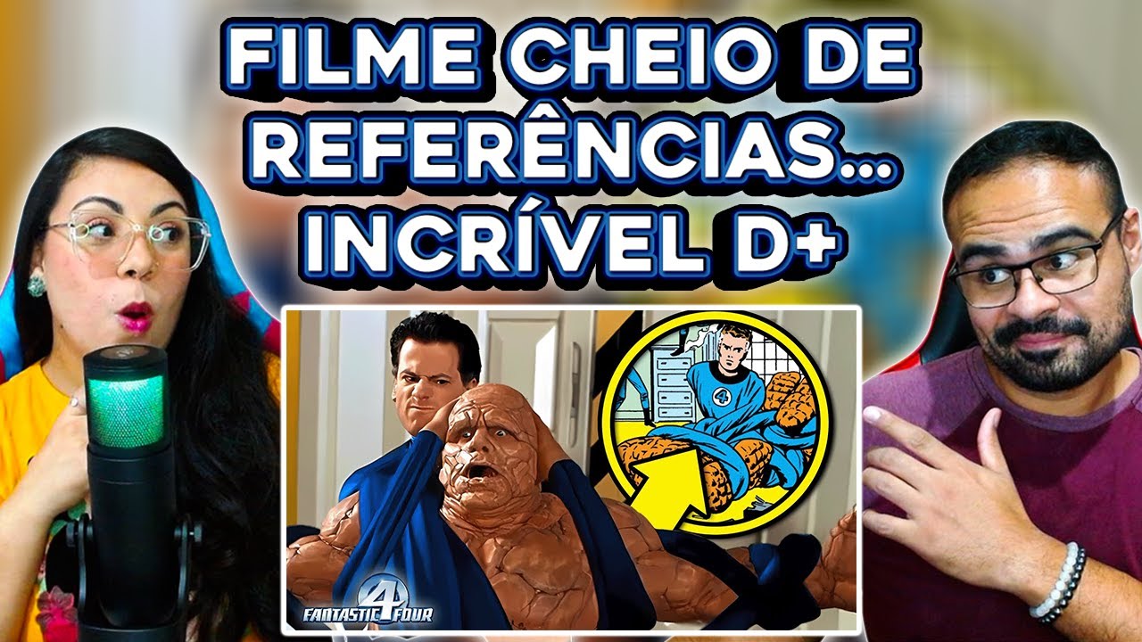 REACT SESSÃO NERD | DETALHES e ERROS que você PERDEU em QUARTETO FANTÁSTICO (2005)