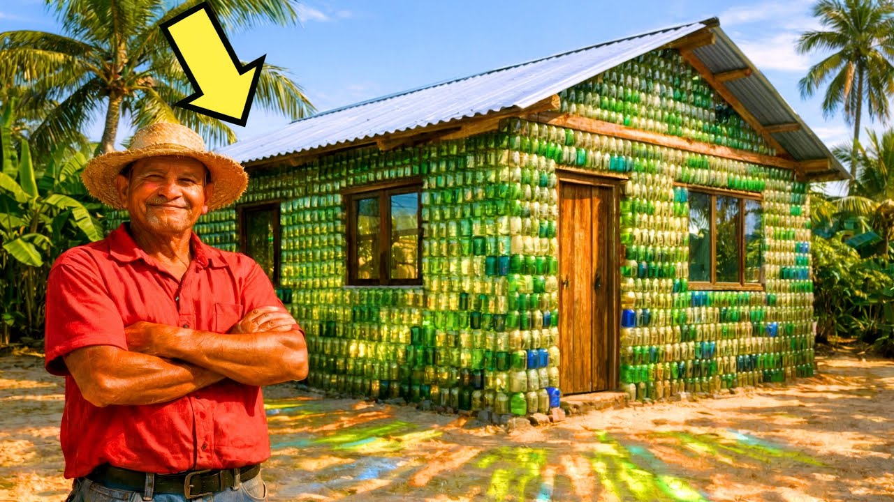 THEY MOCKED THE FARMER FOR HIS BOTTLE HOUSE… UNTIL THEY DISCOVERED WHY…