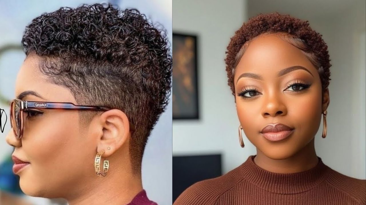 47 Beautiful & Stunning Short Natural Haircuts for Black African American Women Over 50 in 2025