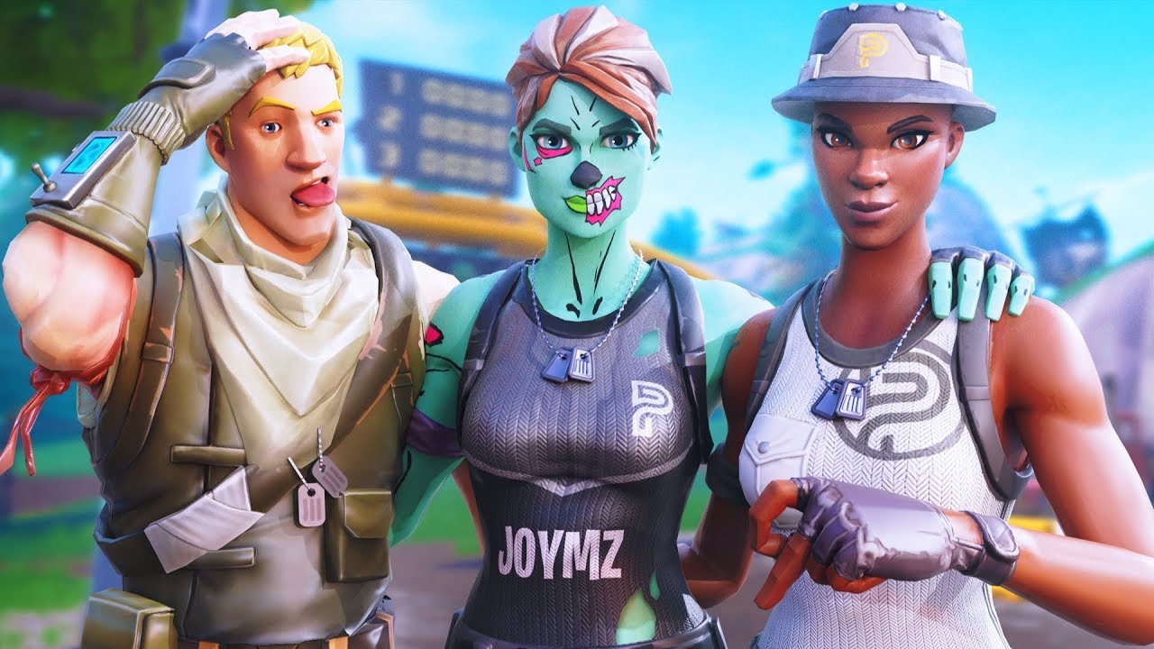 we tried SQUAD FILL with RARE SKINS and this happened...(HE FREAKED OUT)