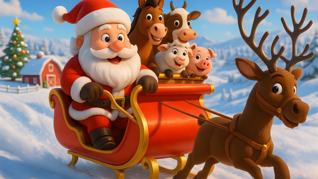 O Trabalho Secreto do Papai Noel Antes do Natal | Desenho Infantil