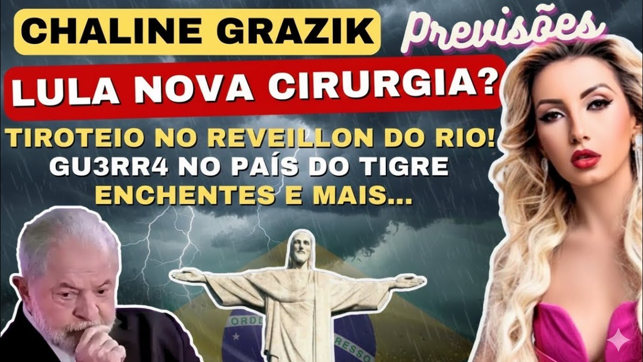 AVISO URGENTE! #CHALINEGRAZIK TRÁS PREVISÃO CHOCANTE! SE PREPAREM! 